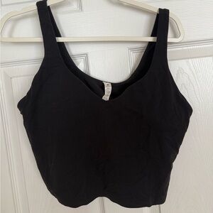 lululemon align tank in black size 14